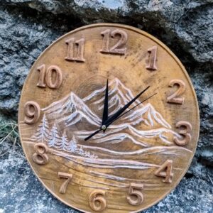 Reloj de madera natural 159