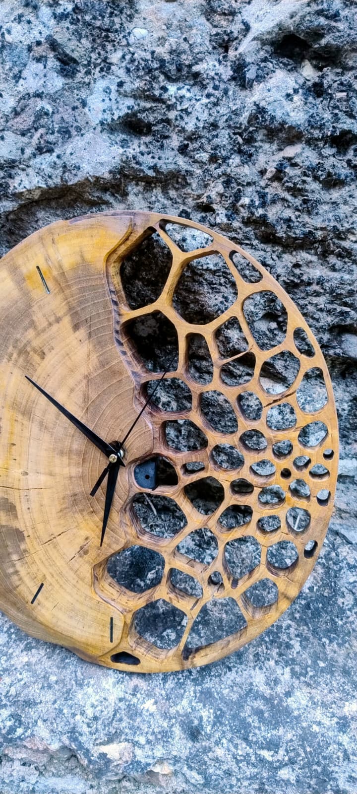 Reloj de madera natural 161