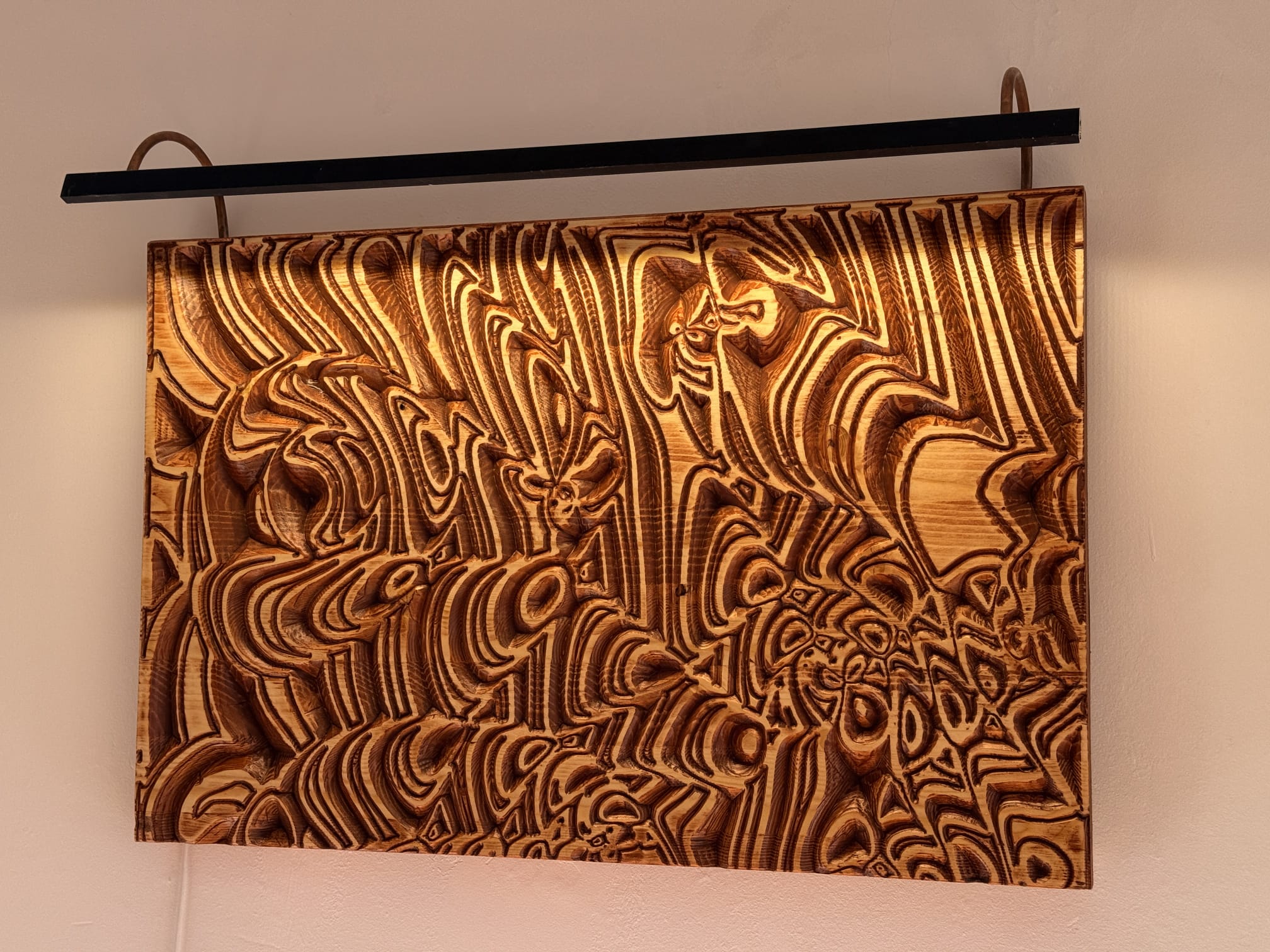 Panel decorativo de madera   166