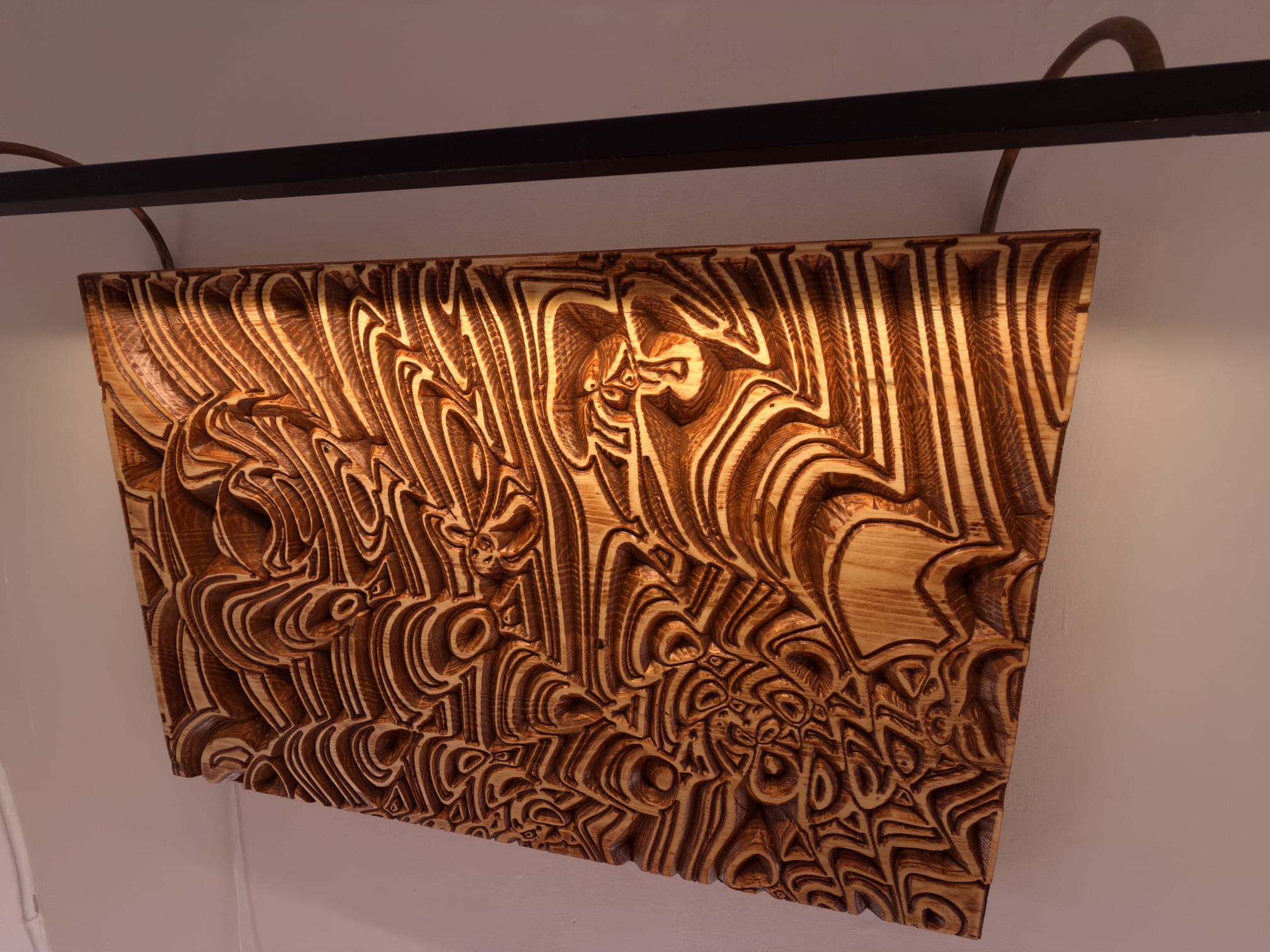 Panel decorativo de madera   166