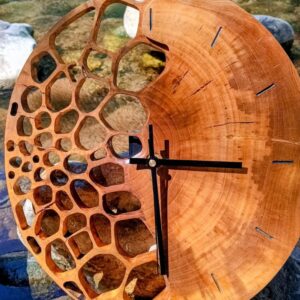 Reloj de madera natural 165